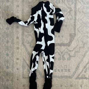 Little Sleepies Monochrome Cow Print Pajama